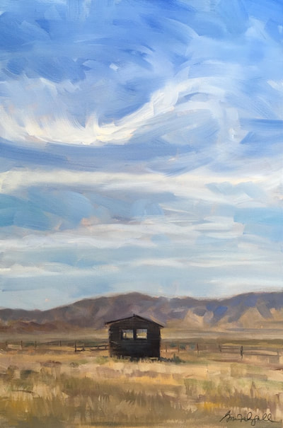A Life Abandoned #2/Carrizo Plain, 30" x 20" by Gina Niebergall